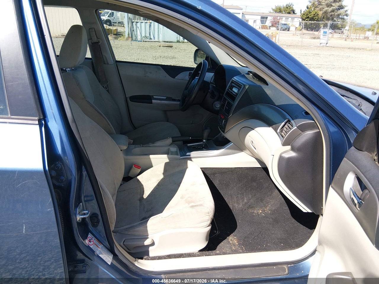 2009 SUBARU IMPREZA 2.5I · 5/11