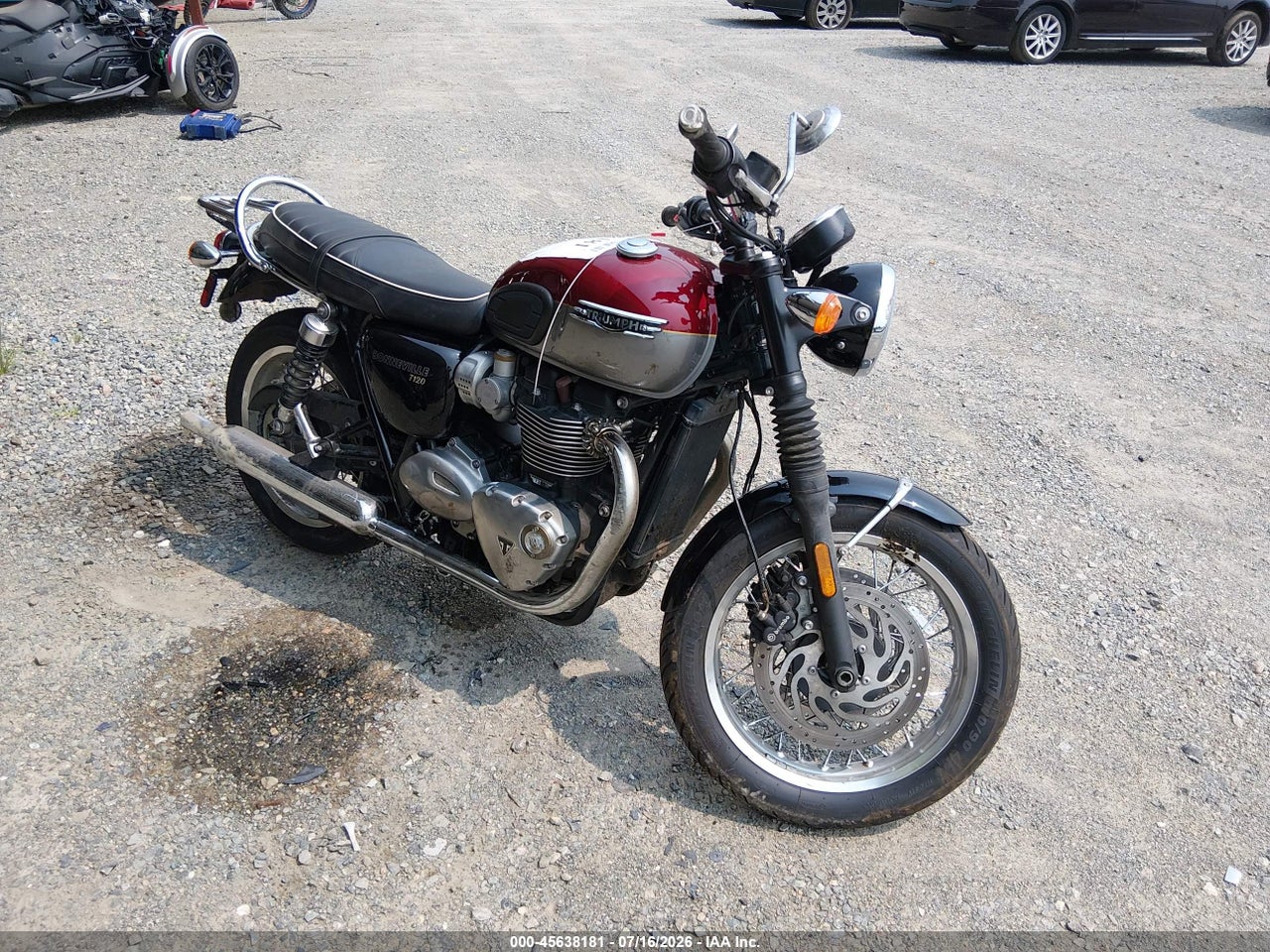 SMTD40HL9PT****** · 2023 TRIUMPH MOTORCYCLE BONNEVILLE T120/BLACK