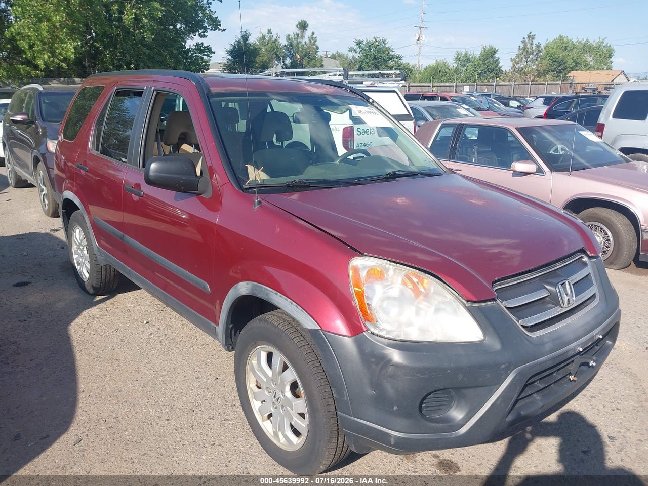 JHLRD78846C****** · 2006 HONDA CR-V EX