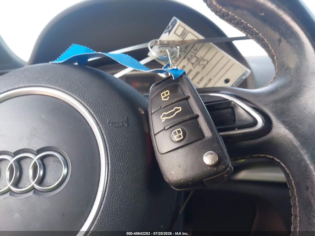 WAUB1GFF5G1****** · 2016 AUDI S3 PREMIUM PLUS · 11/11
