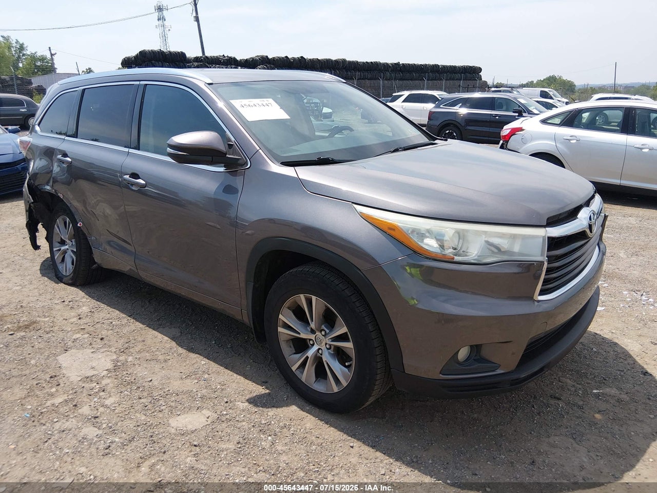 5TDJKRFHXFS****** · 2015 TOYOTA HIGHLANDER XLE V6