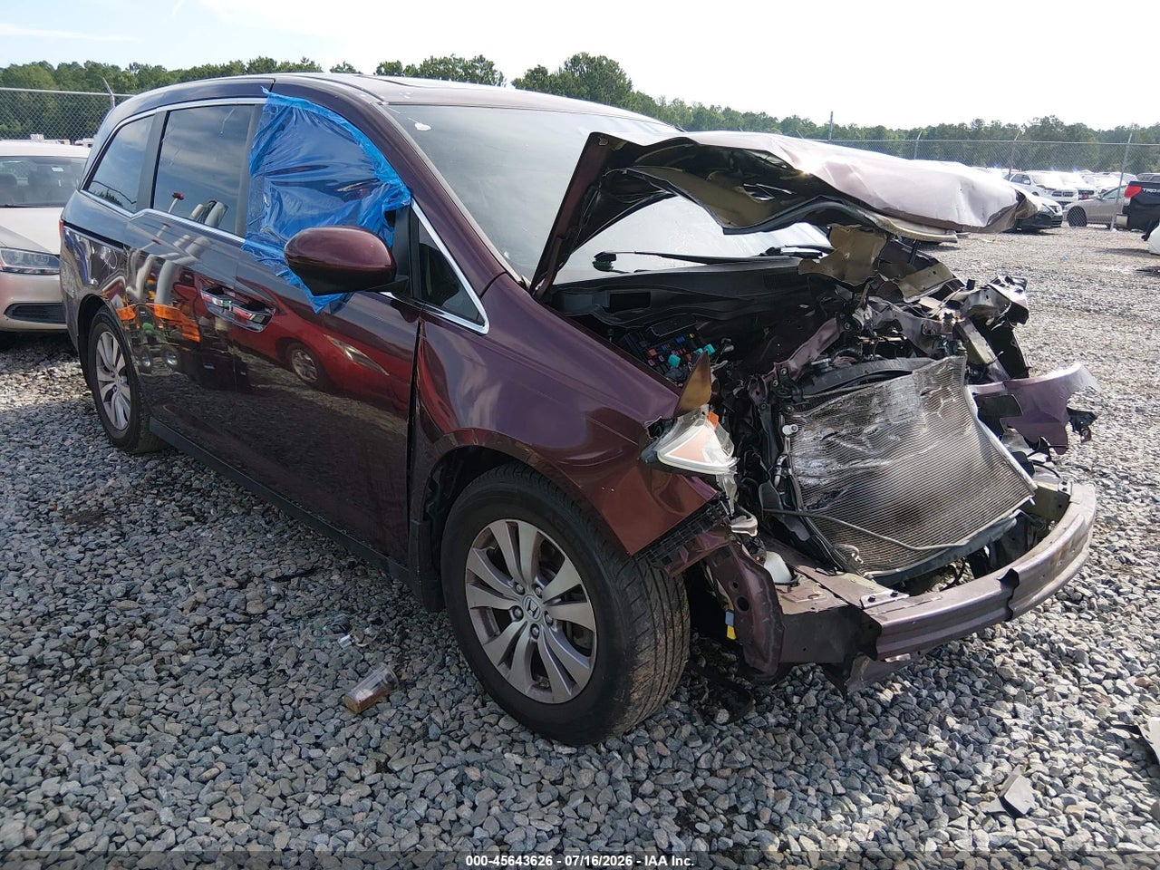 5FNRL5H65FB****** · 2015 HONDA ODYSSEY EX-L