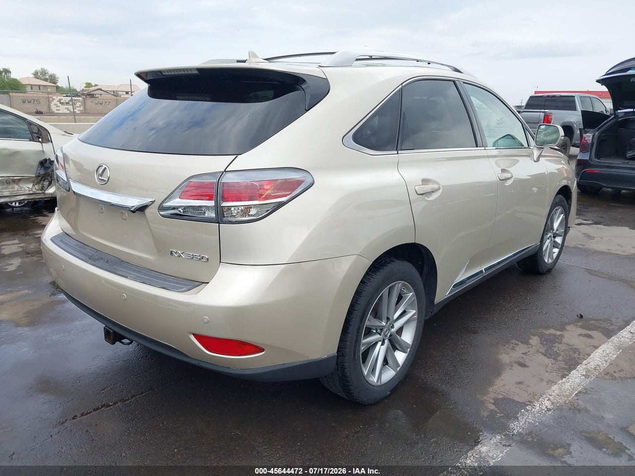 2T2ZK1BA8DC****** · 2013 LEXUS RX 350 · 4/11