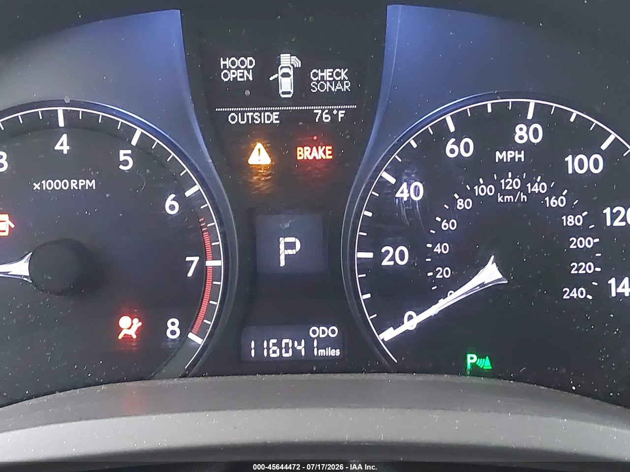 2T2ZK1BA8DC****** · 2013 LEXUS RX 350 · 7/11