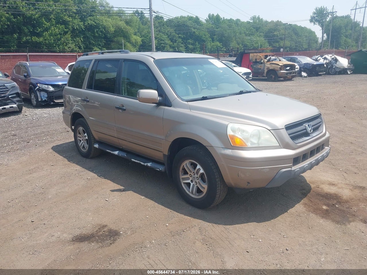 2HKYF18744H****** · 2004 HONDA PILOT EX-L
