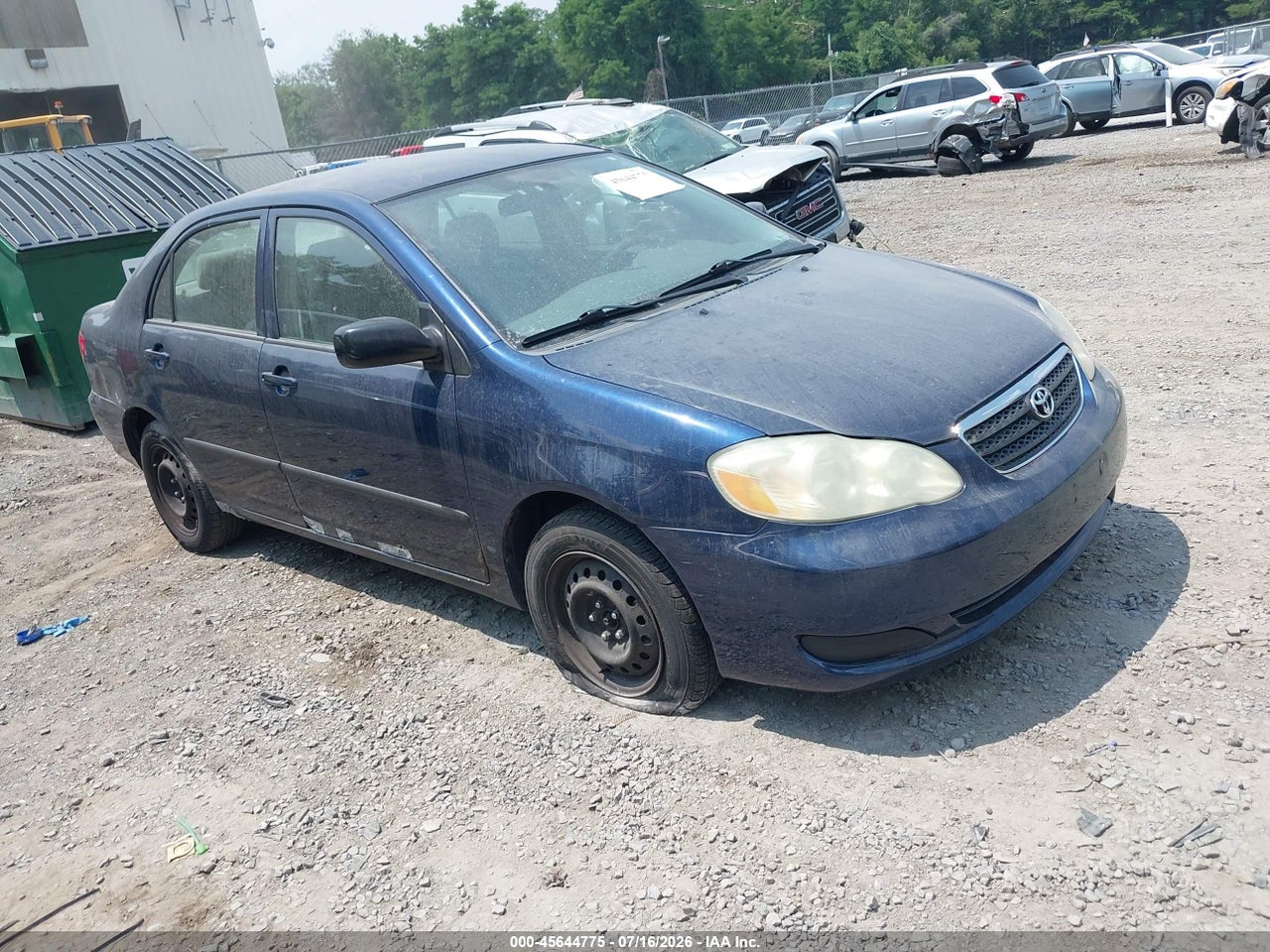 JTDBR32E170****** · 2007 TOYOTA COROLLA CE