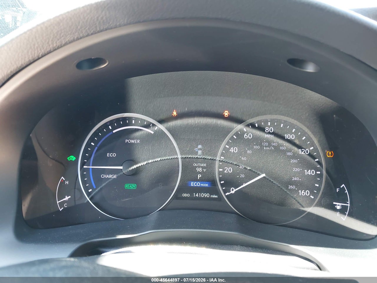 JTHBW1GG1D2****** · 2013 LEXUS ES 300H · 7/11