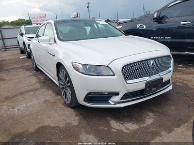 2019 LINCOLN CONTINENTAL SELECT