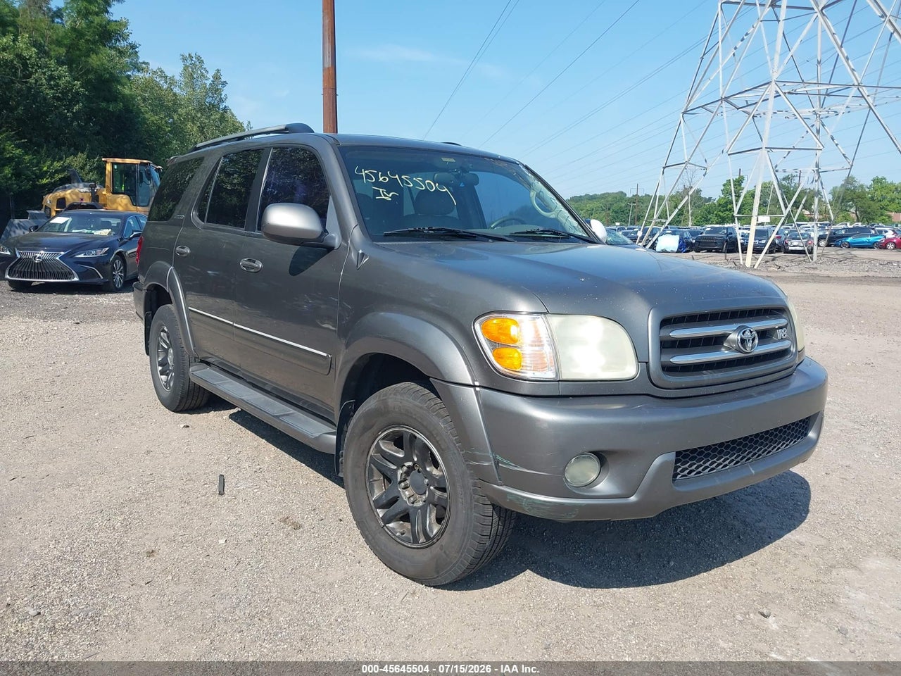 5TDBT48A43S****** · 2003 TOYOTA SEQUOIA LIMITED V8