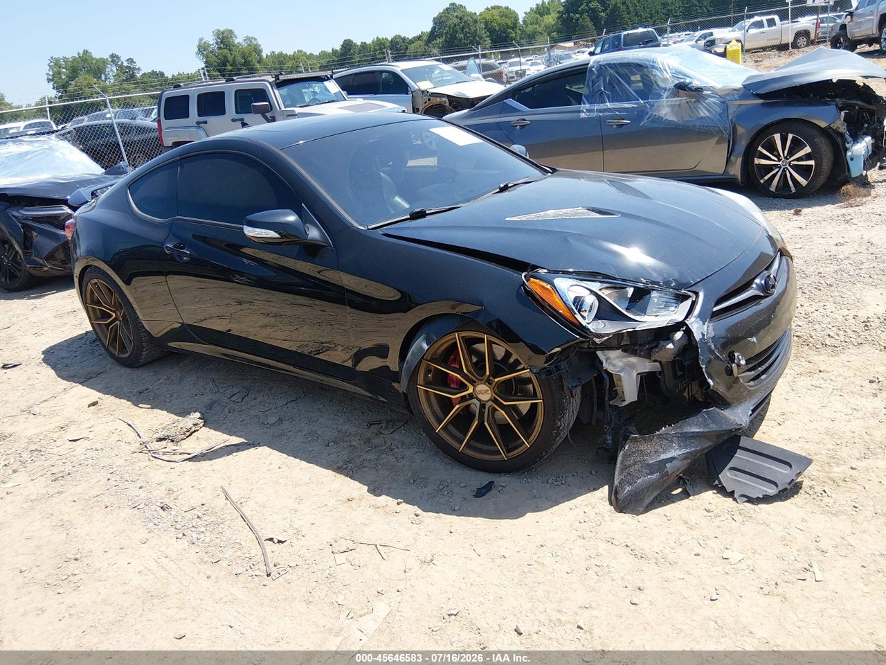 KMHHU6KJXDU****** · 2013 HYUNDAI GENESIS 3.8 TRACK