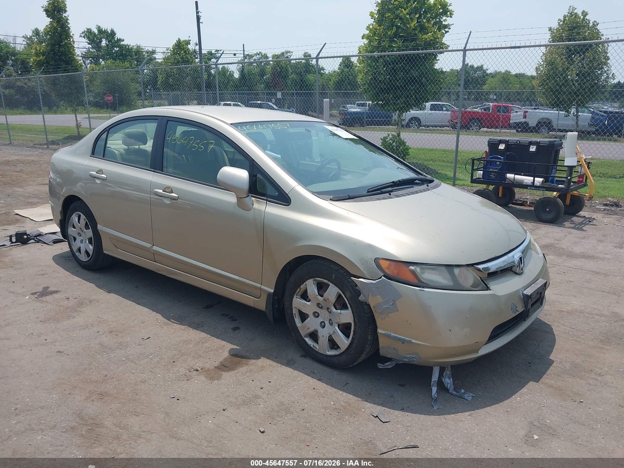 1HGFA16527L****** · 2007 HONDA CIVIC LX