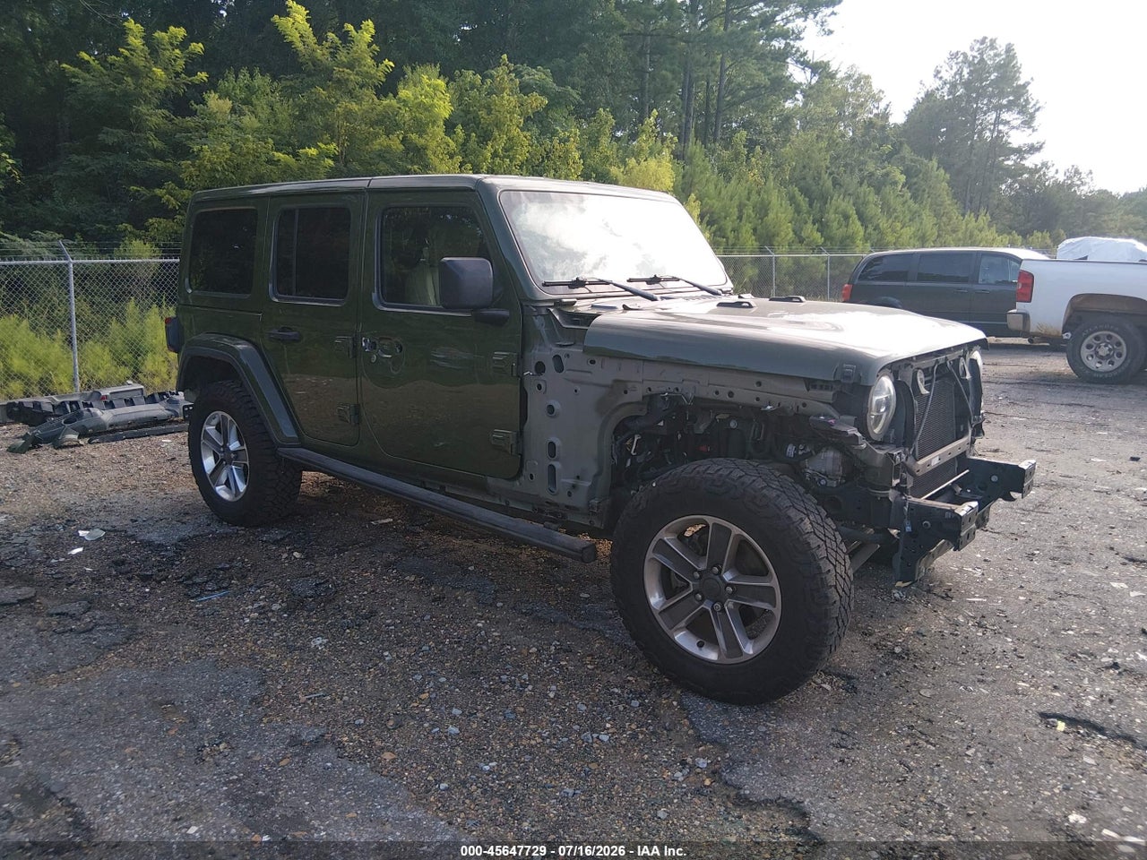 1C4HJXEN3MW****** · 2021 JEEP WRANGLER UNLIMITED SAHARA 4X4