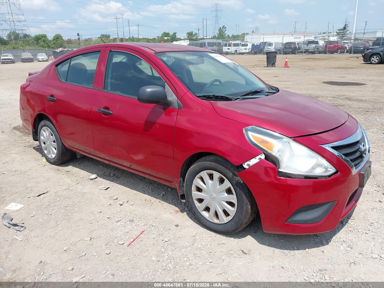 3N1CN7AP6FL****** · 2015 NISSAN VERSA 1.6 S+