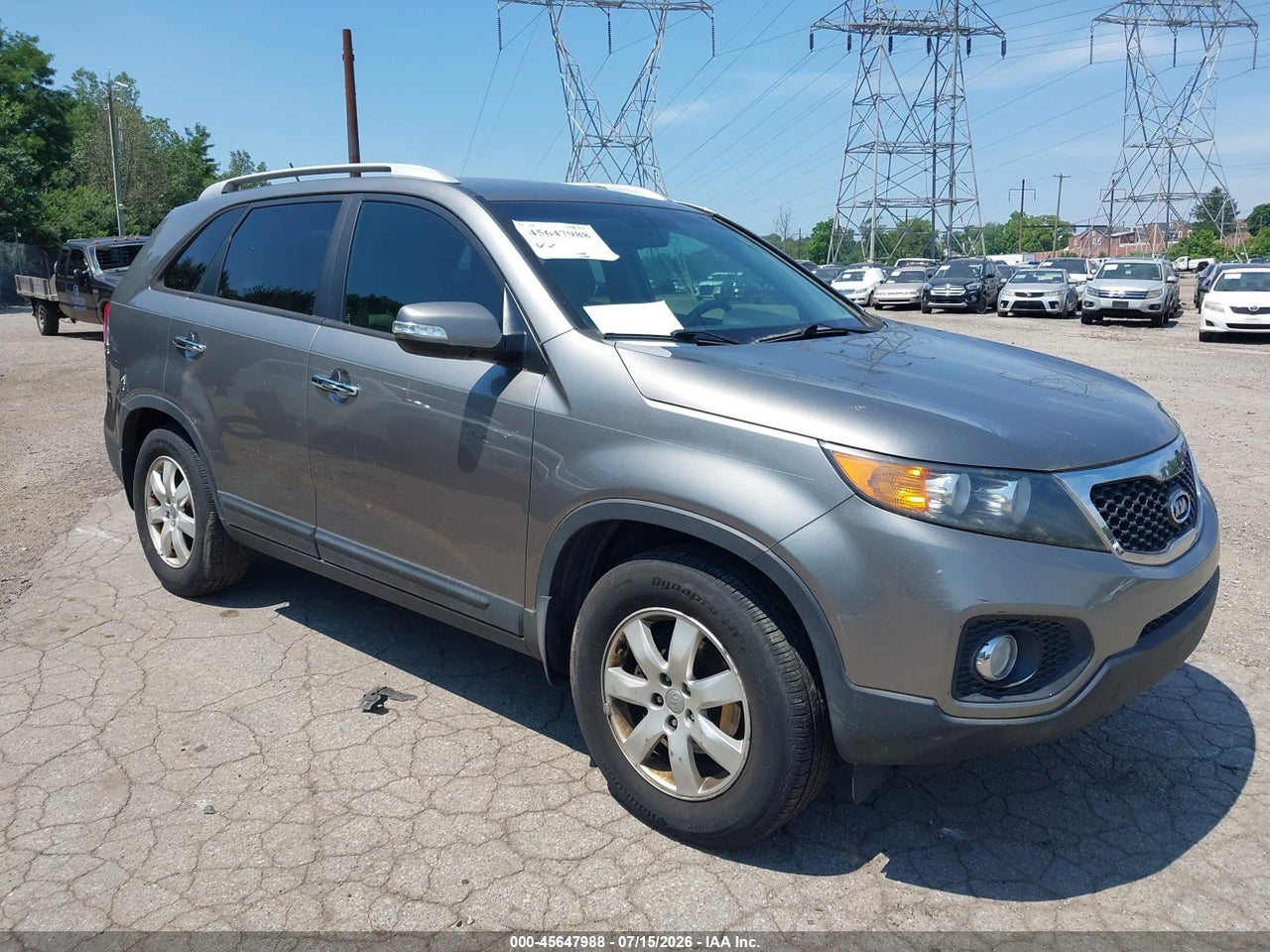 5XYKT3A63DG****** · 2013 KIA SORENTO LX