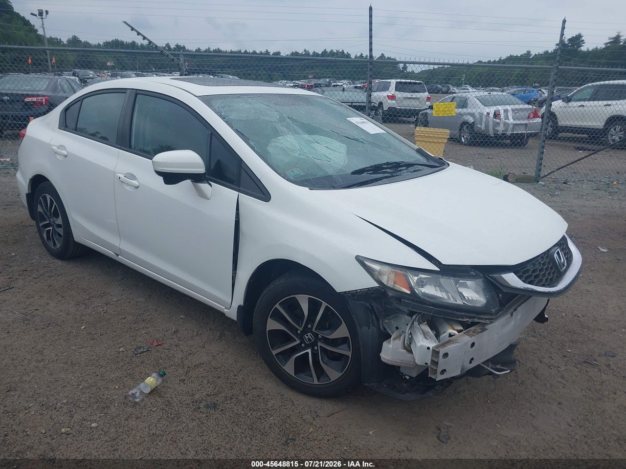 2HGFB2F8XEH****** · 2014 HONDA CIVIC EX