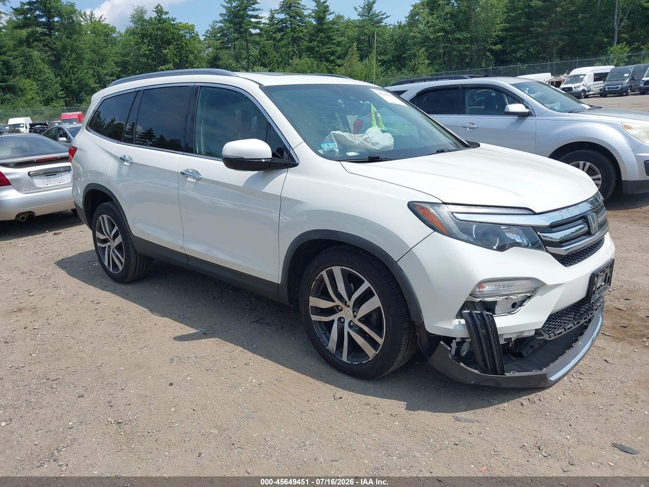 5FNYF6H08GB****** · 2016 HONDA PILOT ELITE