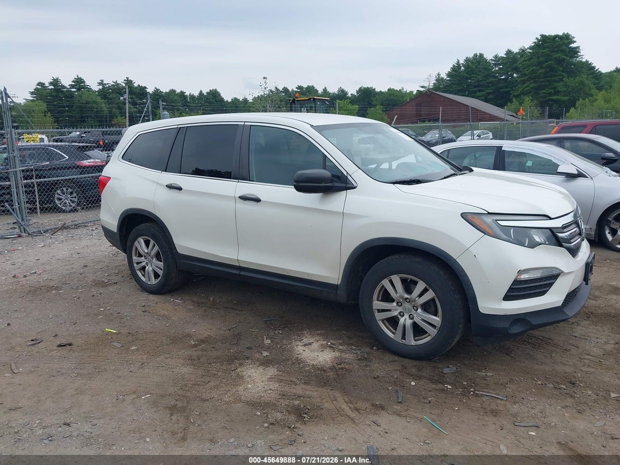 5FNYF6H14JB****** · 2018 HONDA PILOT LX
