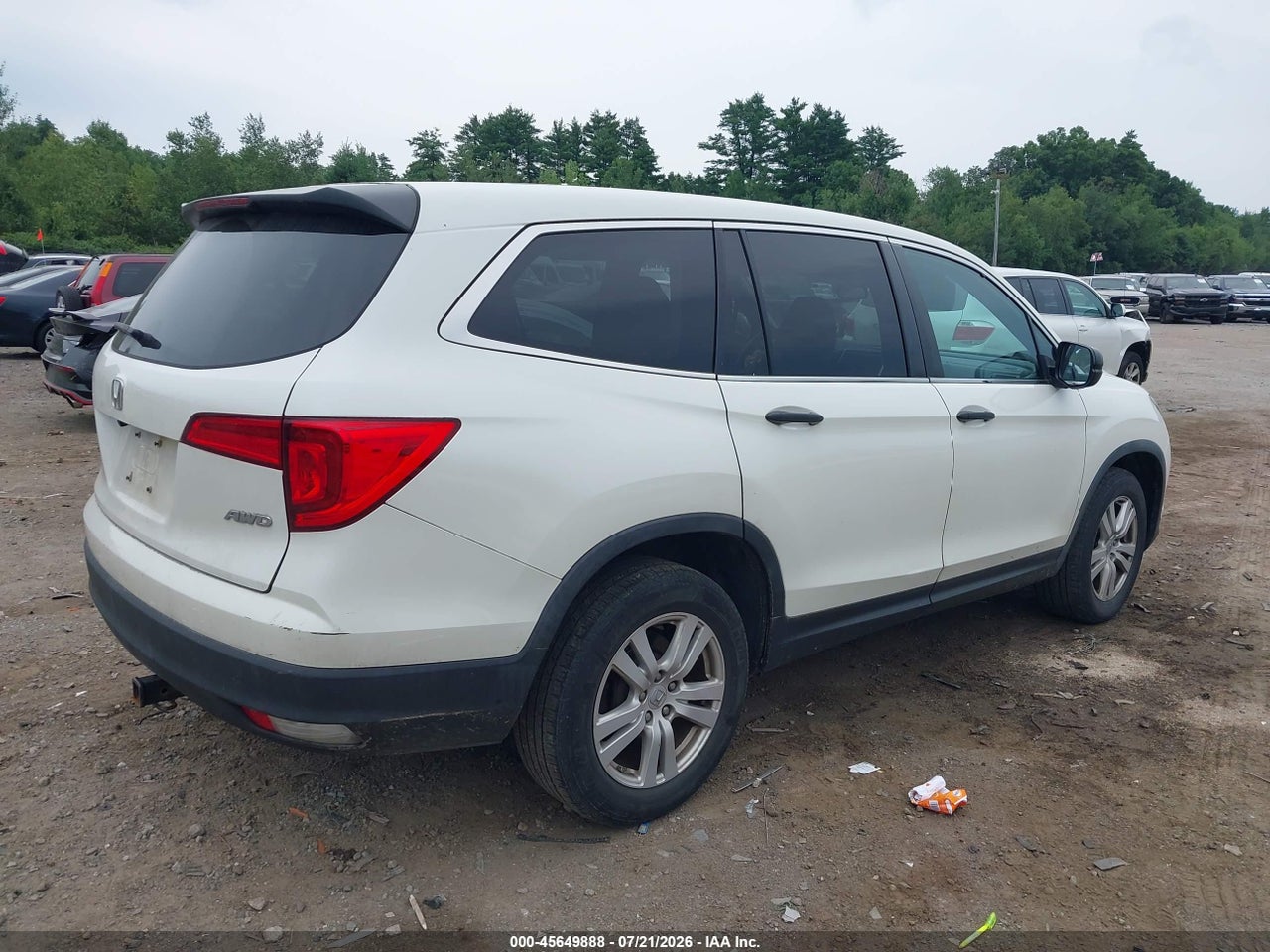 2018 HONDA PILOT LX · 4/11