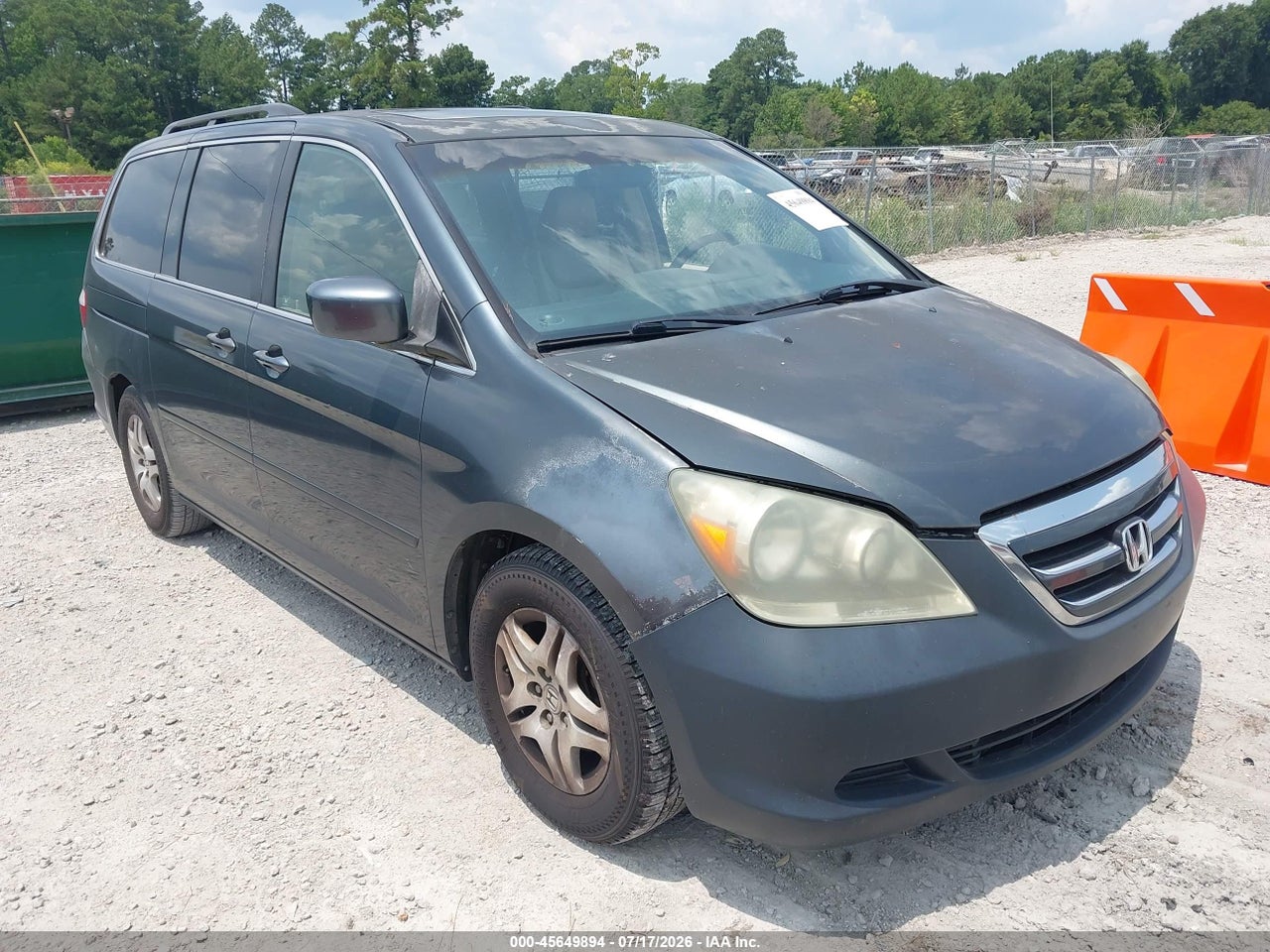 5FNRL38725B****** · 2005 HONDA ODYSSEY EX-L