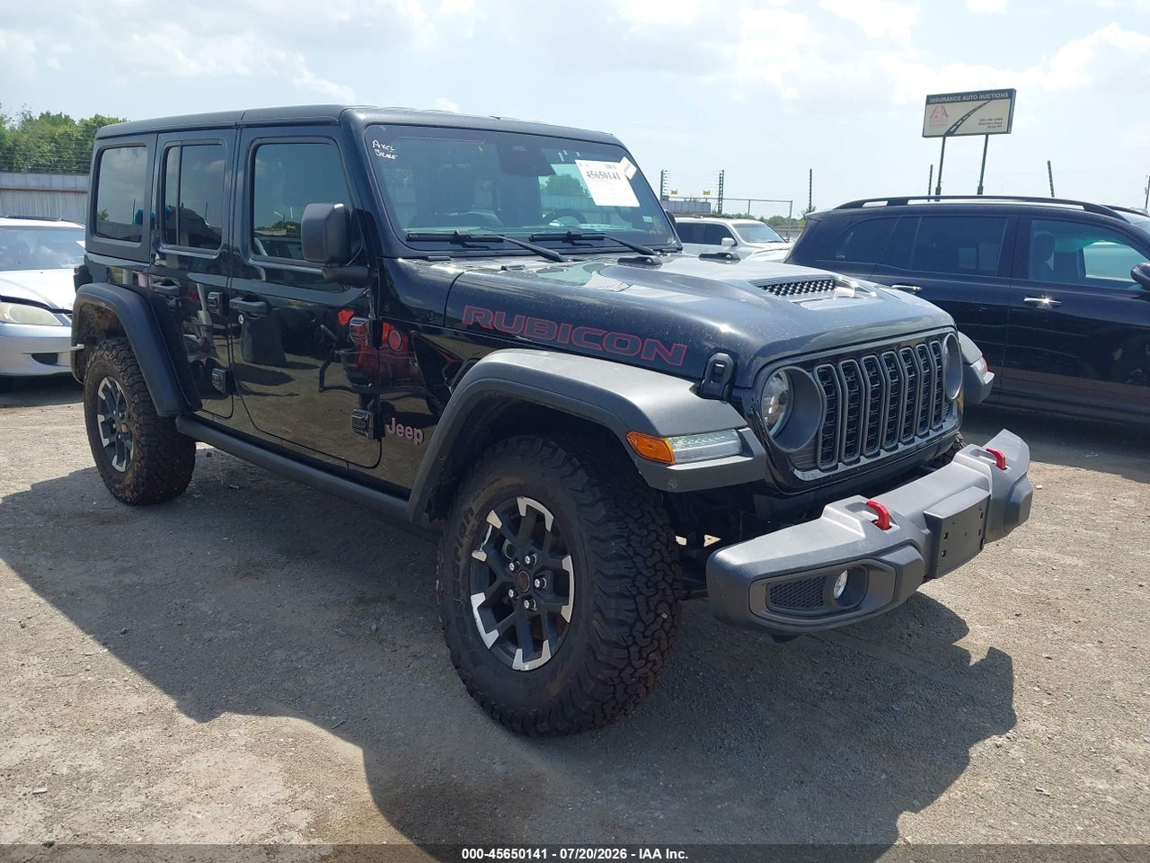 1C4PJXFG0TW****** · 2026 JEEP WRANGLER RUBICON 4X4