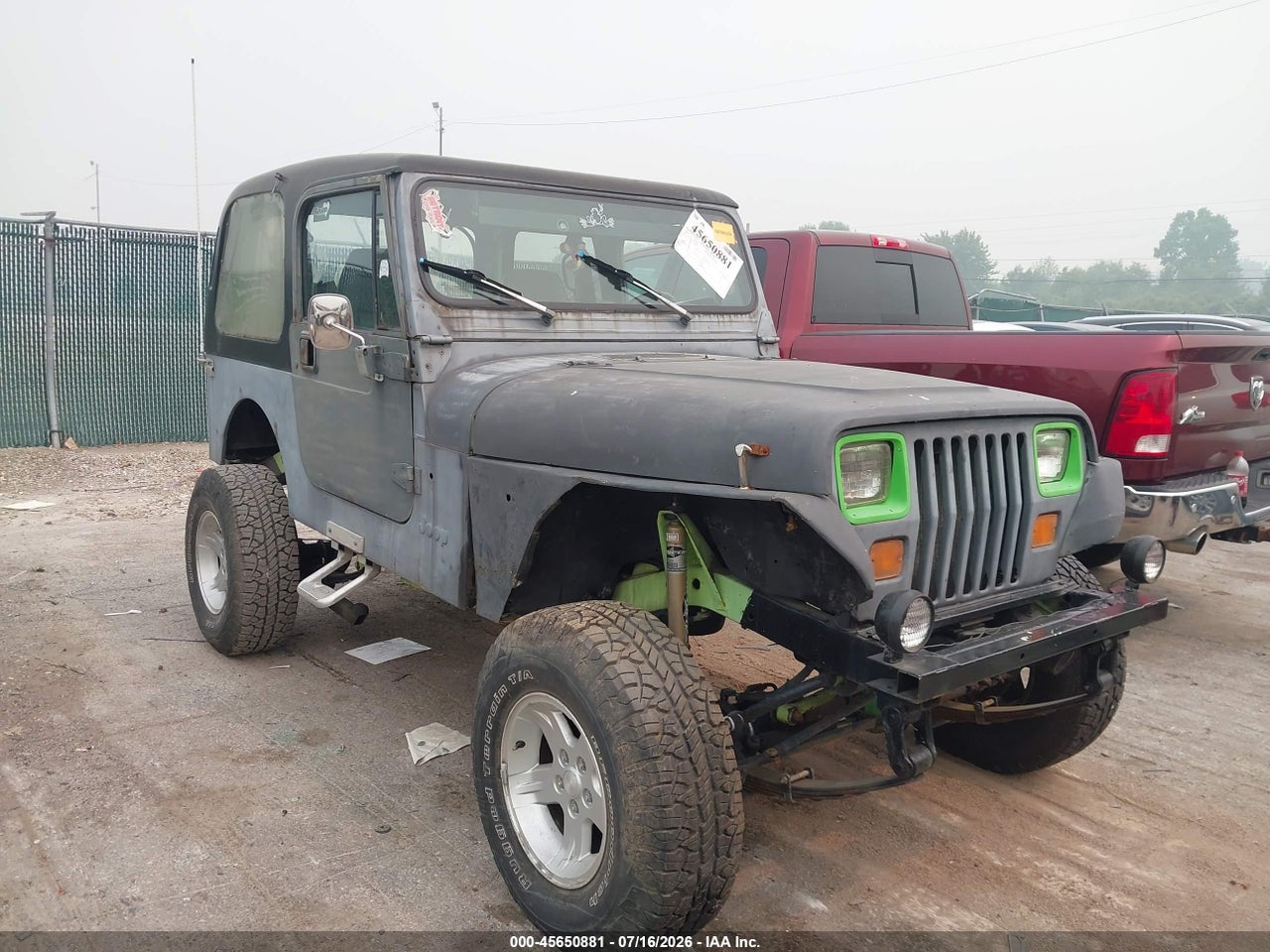 1J4FY19PXSP****** · 1995 JEEP WRANGLER / YJ S/RIO GRANDE