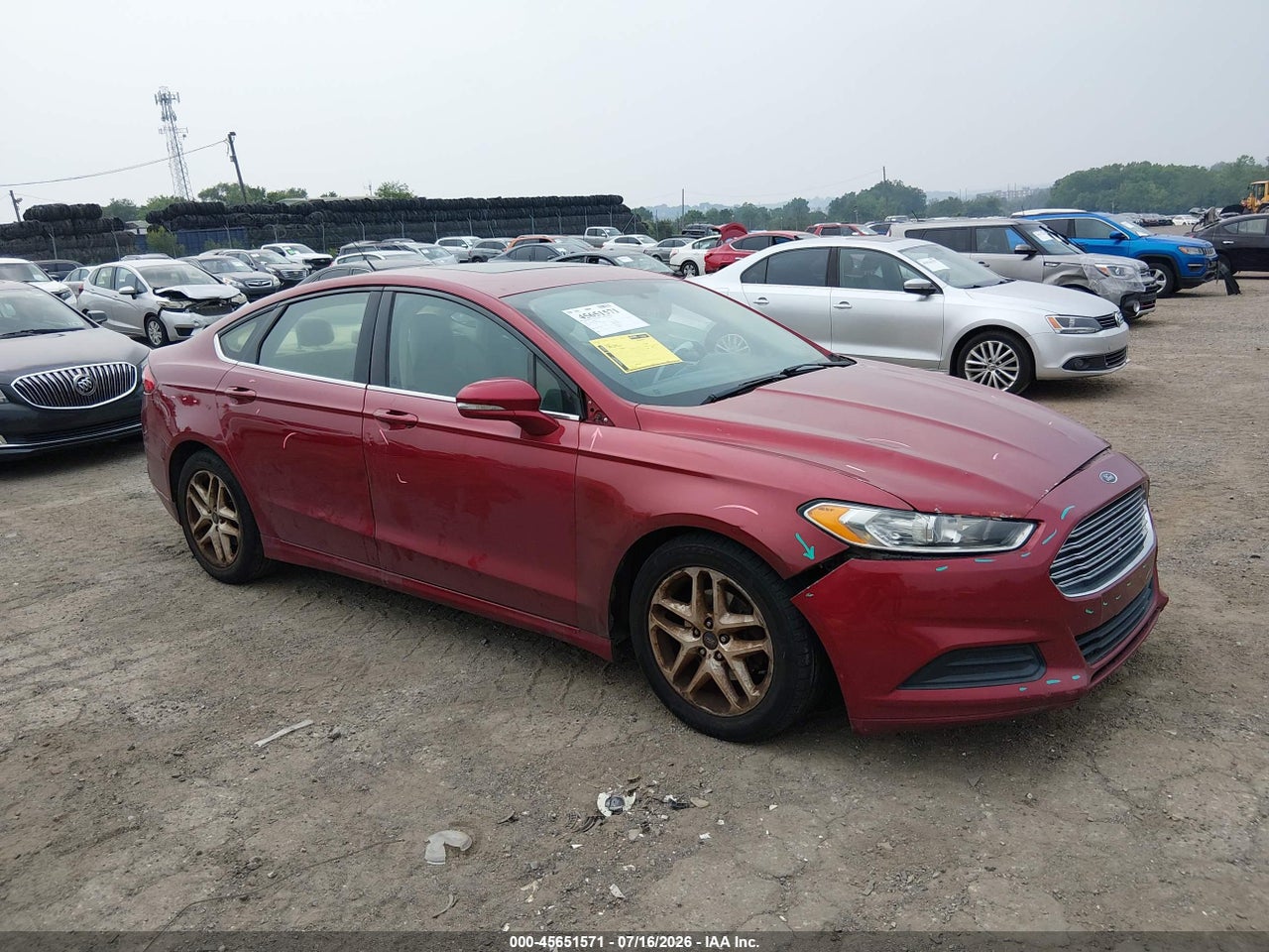 3FA6P0H7XDR****** · 2013 FORD FUSION SE