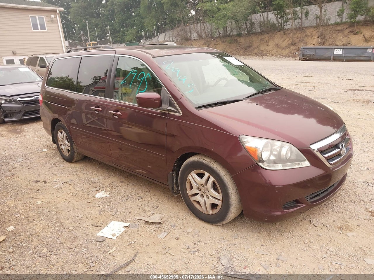5FNRL38727B****** · 2007 HONDA ODYSSEY EX-L
