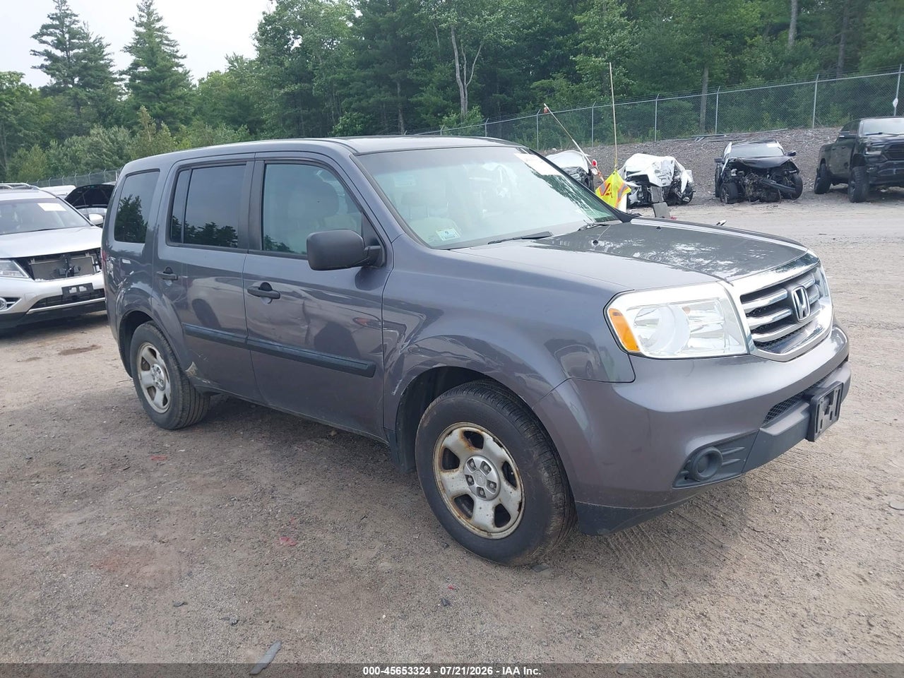 5FNYF4H22FB****** · 2015 HONDA PILOT LX