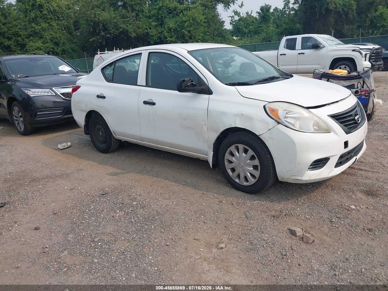 3N1CN7AP7EL****** · 2014 NISSAN VERSA 1.6 S+