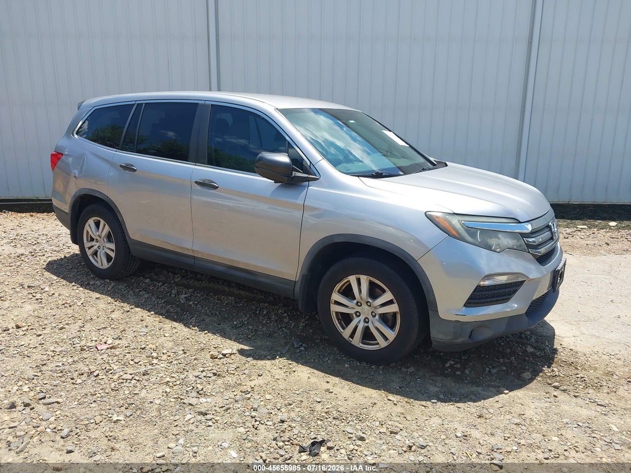 5FNYF5H10HB****** · 2017 HONDA PILOT LX