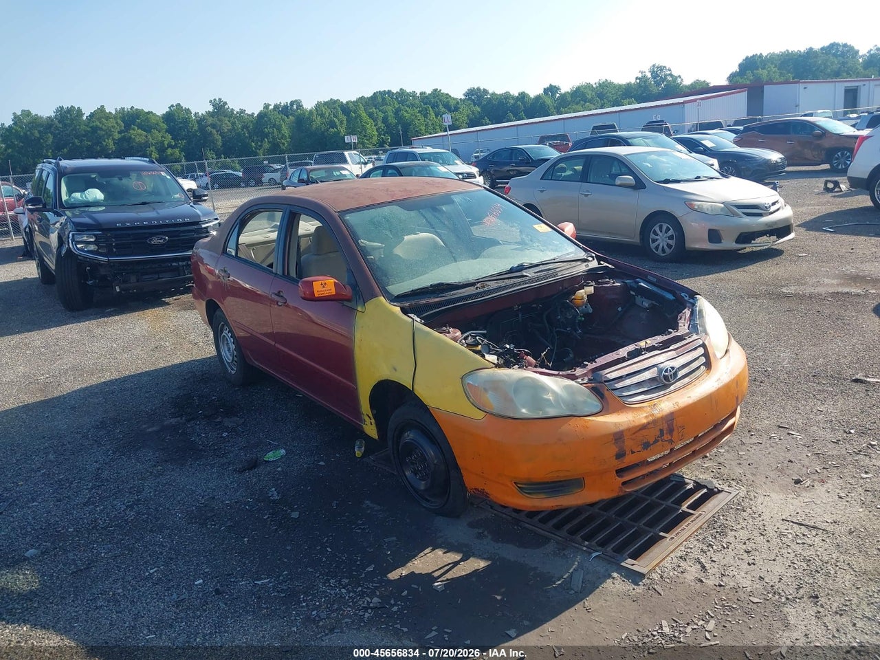 1NXBR32E03Z****** · 2003 TOYOTA COROLLA LE