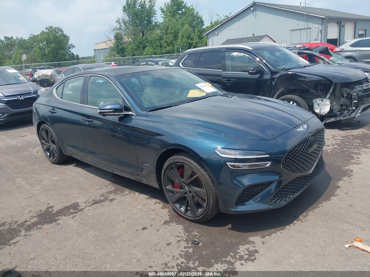 KMTG54TE1NU****** · 2022 GENESIS G70 3.3T AWD
