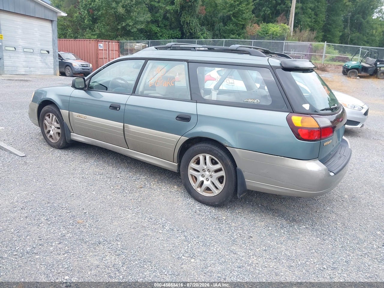 2002 SUBARU OUTBACK   · 3/11