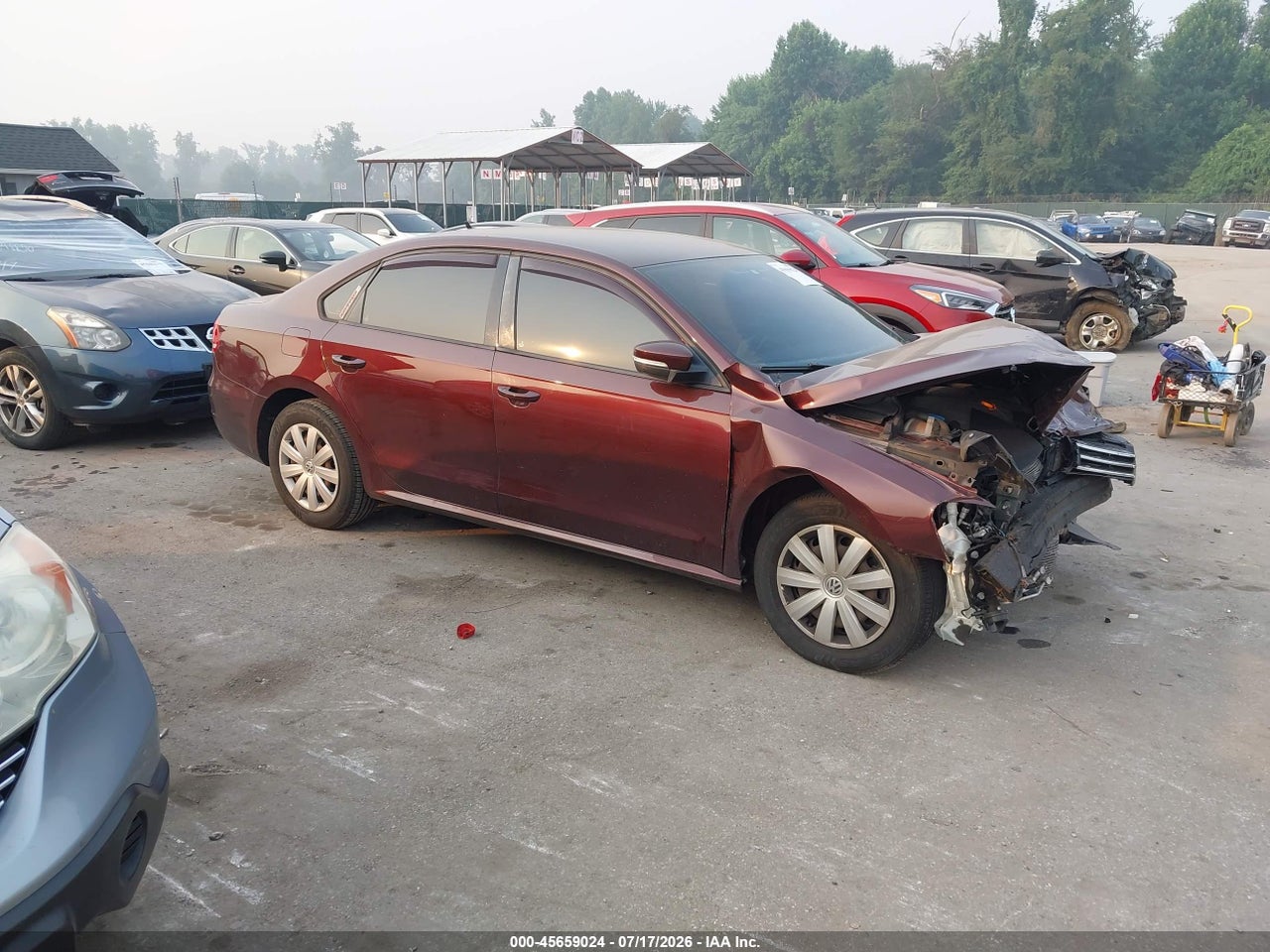 1VWAP7A30DC****** · 2013 VOLKSWAGEN PASSAT 2.5L S