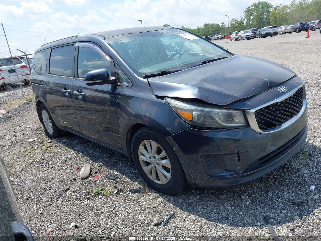 KNDMB5C16G6****** · 2016 KIA SEDONA LX