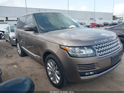 SALGS2VFXFA****** · 2015 LAND ROVER RANGE ROVER 3.0L V6 SUPERCHARGED HSE