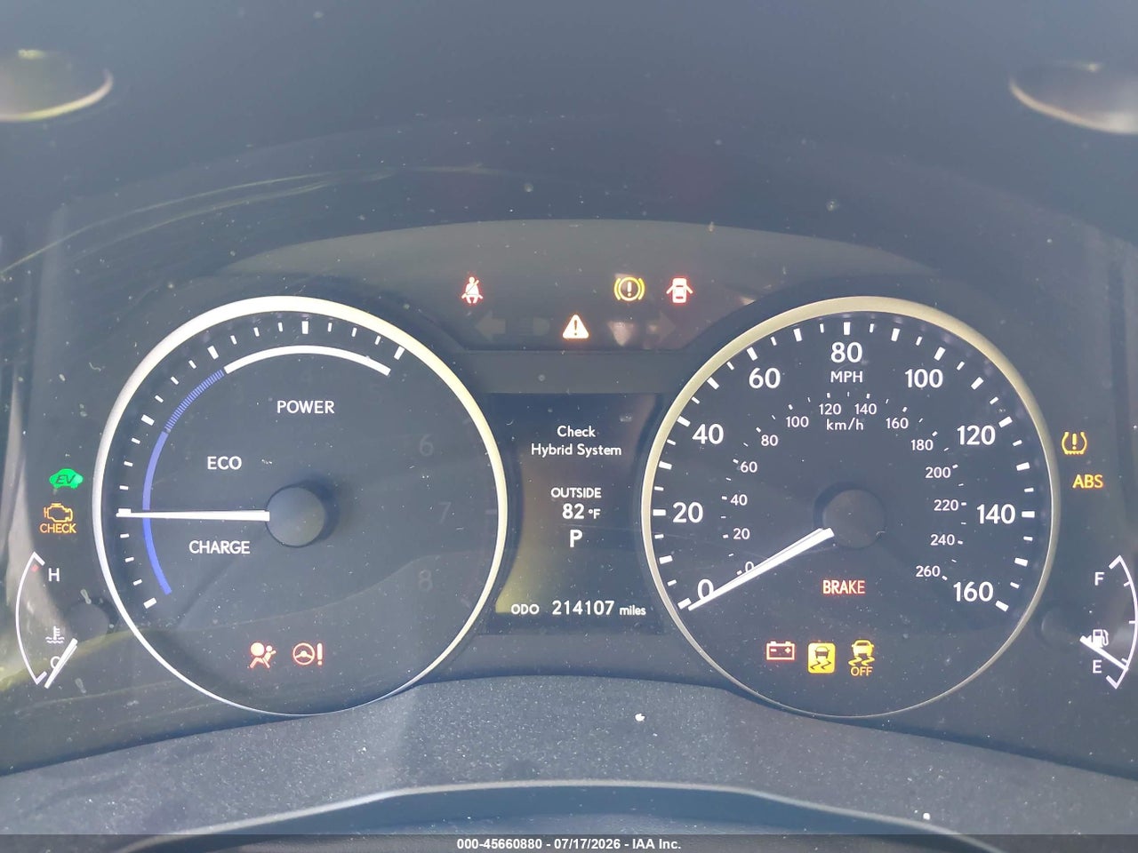 JTHBW1GG0D2****** · 2013 LEXUS ES 300H · 7/11
