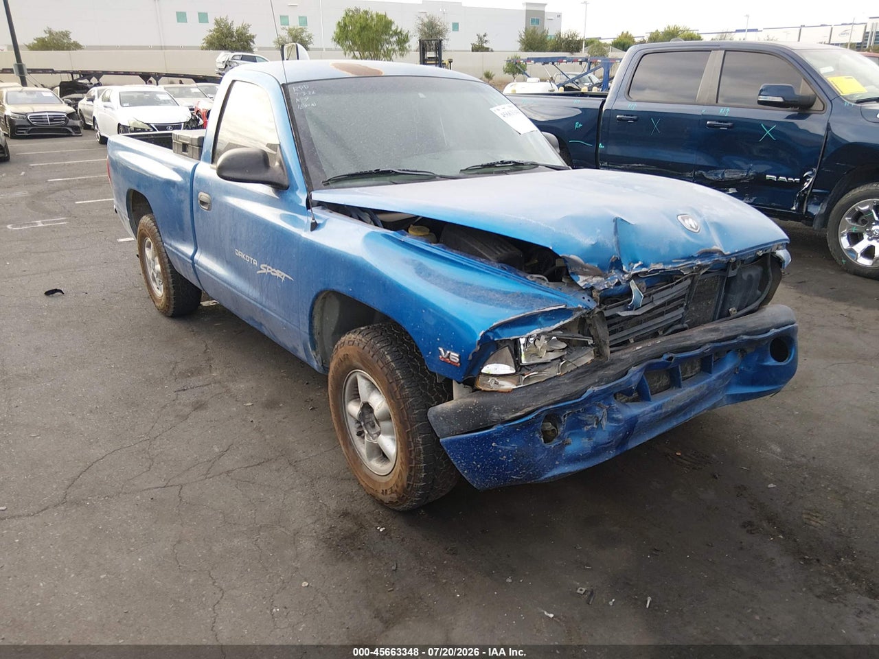 1B7FL26XXXS****** · 1999 DODGE DAKOTA SLT/SPORT