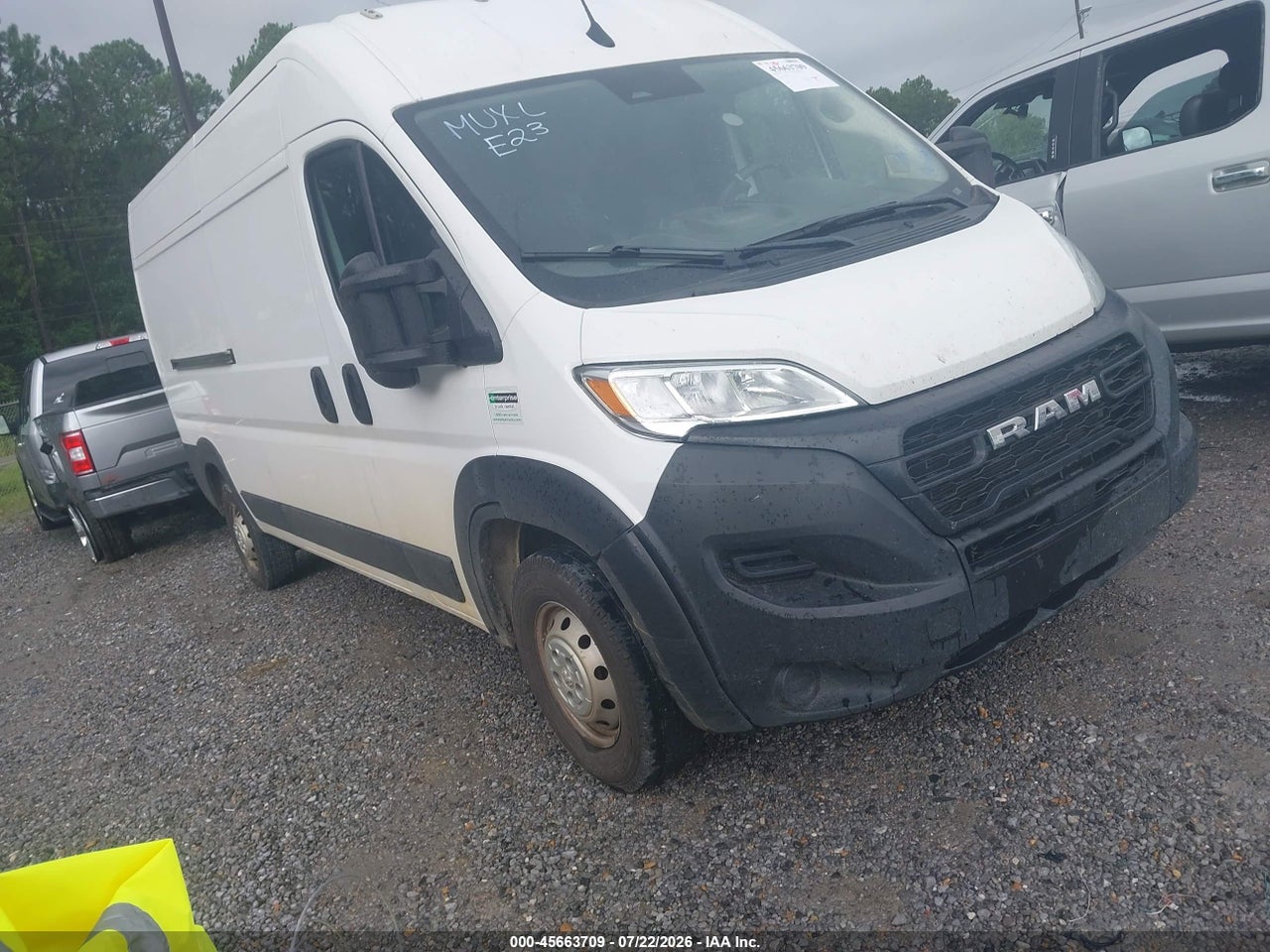 3C6LRVDG2PE****** · 2023 RAM PROMASTER 2500 HIGH ROOF 159 WB