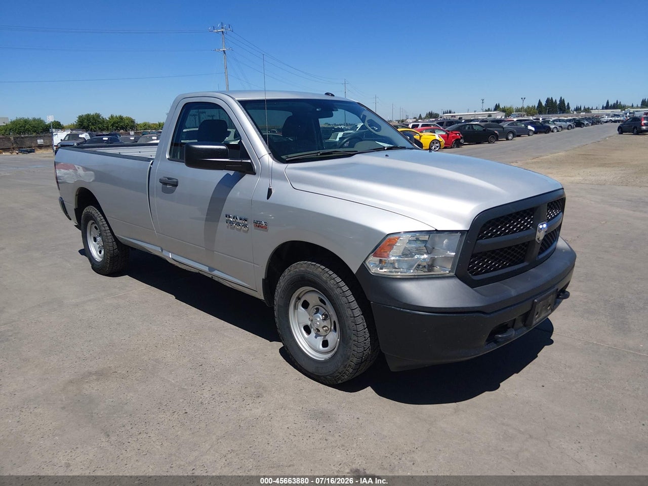 3C6JR7DT4HG****** · 2017 RAM 1500 TRADESMAN  4X4 8' BOX
