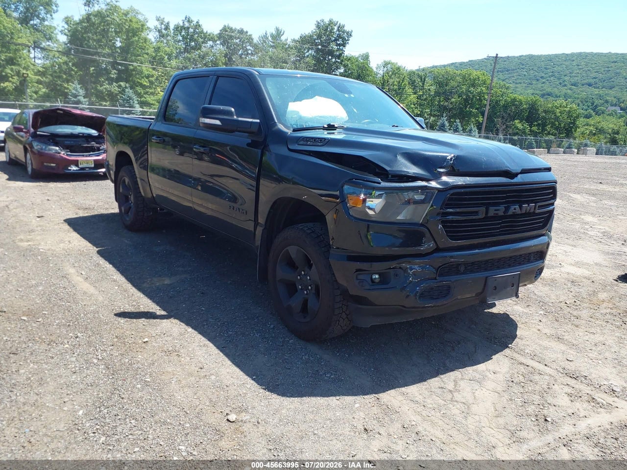 1C6SRFFT1KN****** · 2019 RAM 1500 BIG HORN/LONE STAR  4X4 5'7 BOX