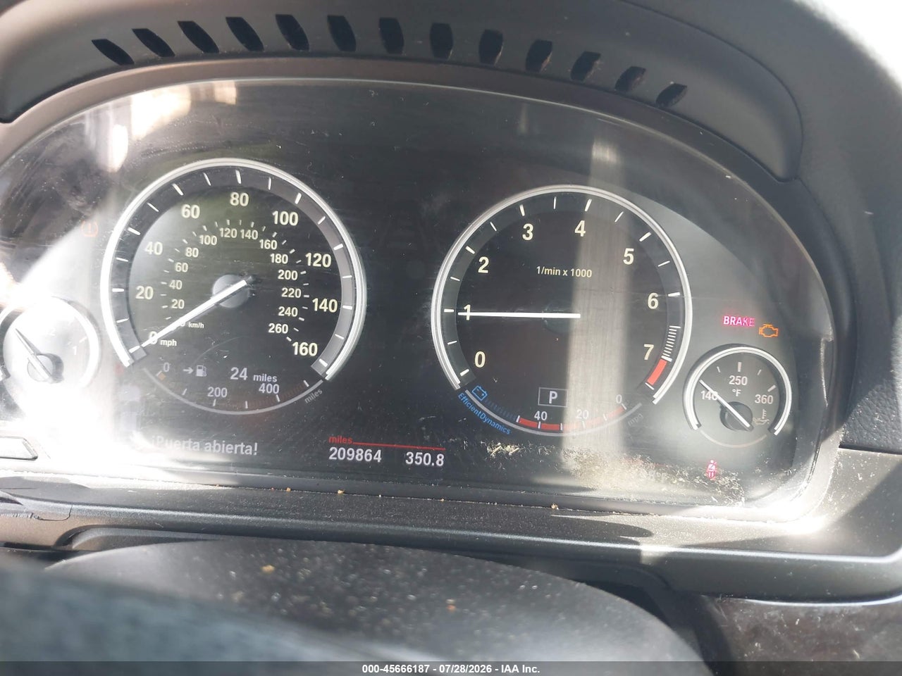 WBAFR7C56DC****** · 2013 BMW 535I   · 7/11