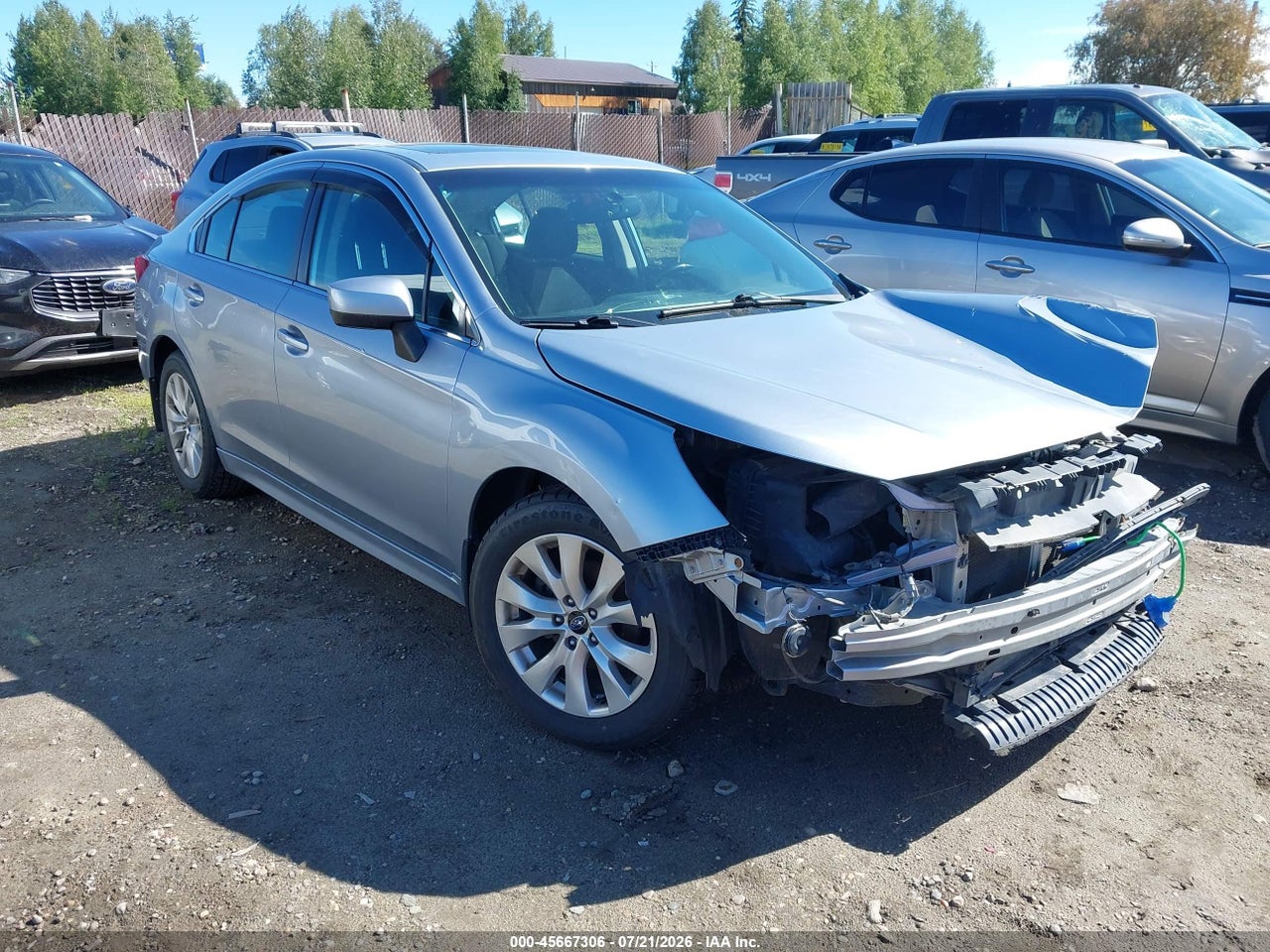 4S3BNAD60F3****** · 2015 SUBARU LEGACY 2.5I PREMIUM