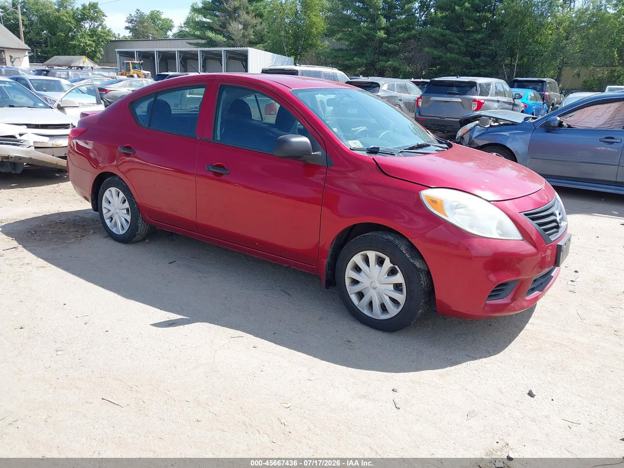 3N1CN7AP1EL****** · 2014 NISSAN VERSA 1.6 S+