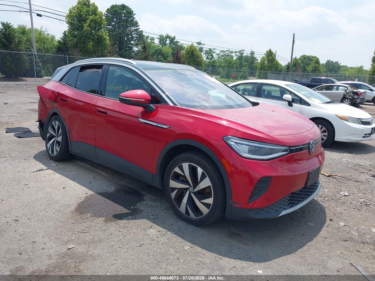 WVGUNPE28MP****** · 2021 VOLKSWAGEN ID.4 AWD PRO S
