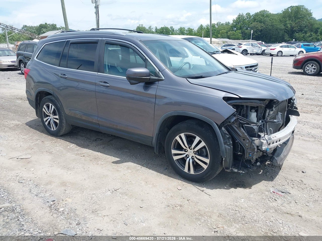 5FNYF5H57GB****** · 2016 HONDA PILOT EX-L