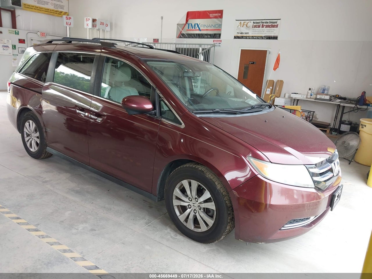 5FNRL5H69GB****** · 2016 HONDA ODYSSEY EX-L