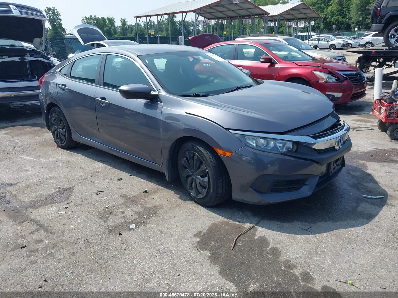 2HGFC2F55JH****** · 2018 HONDA CIVIC LX