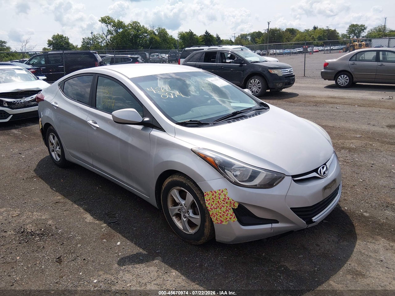 5NPDH4AE0EH****** · 2014 HYUNDAI ELANTRA SE