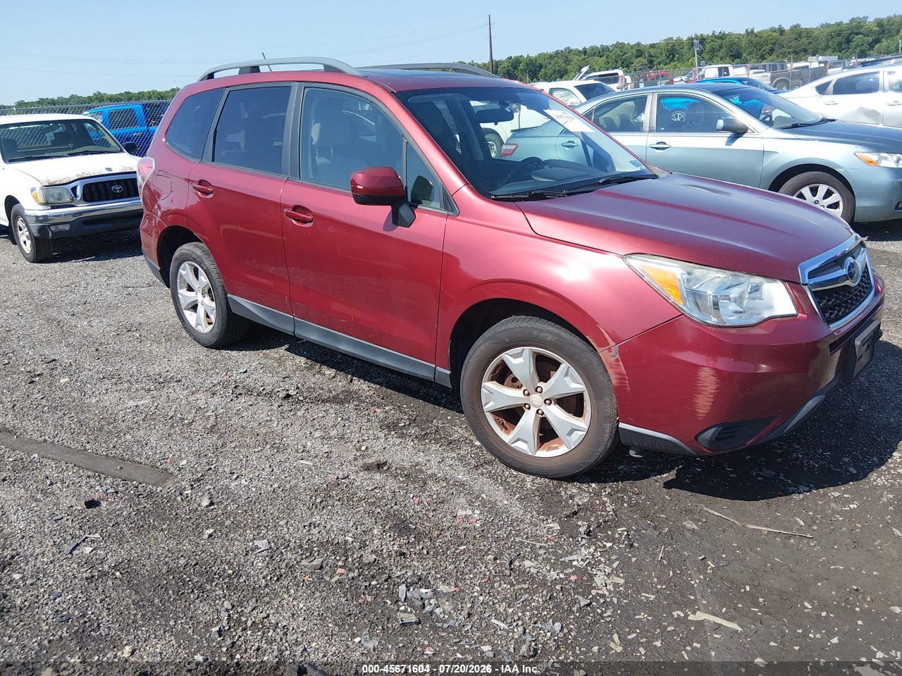 JF2SJAEC9EH****** · 2014 SUBARU FORESTER 2.5I PREMIUM